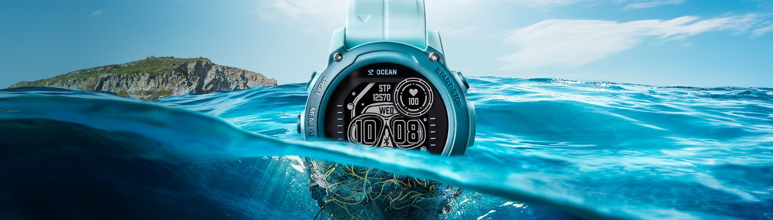 Descent G1 Solar - Ocean Edition - Solar Powered Dive Computer and Smartwatch