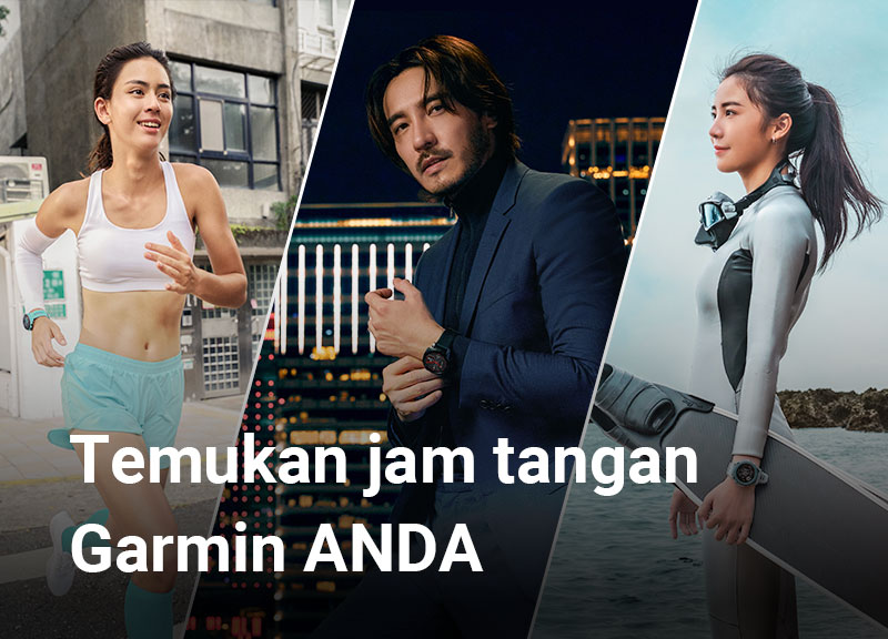 Temukan jam tangan Garmin ANDA