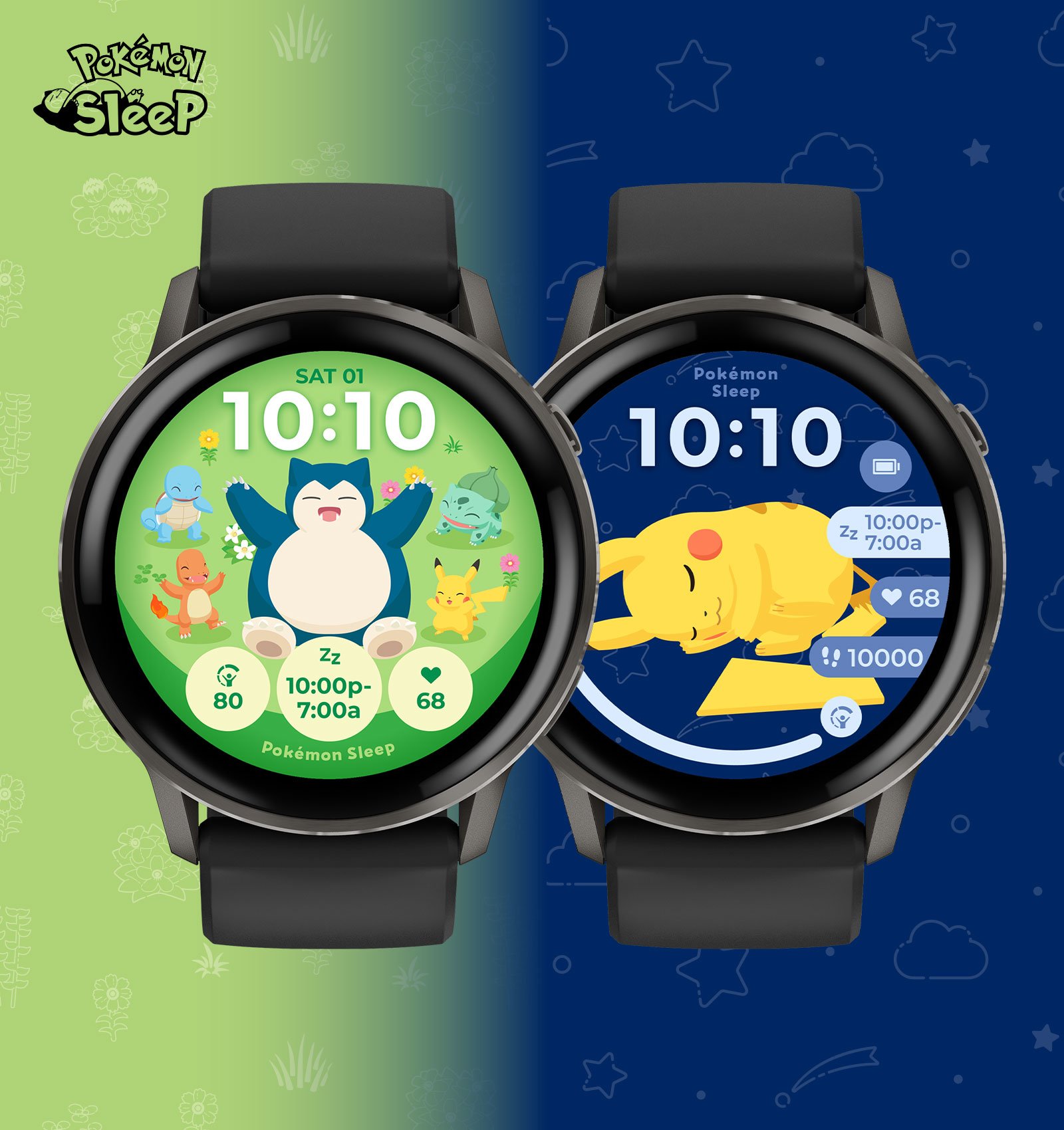 WATCH FACE POKÉMON SLEEP - Tersedia untuk perangkat tertentu di Connect IQ Store