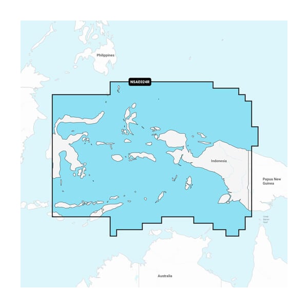 Central West Papua & East Sulawesi  - Peta Laut