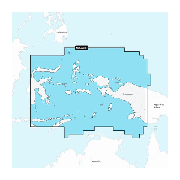 Central West Papua & East Sulawesi - Peta Laut