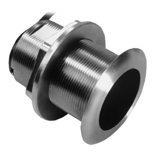 Stainless Steel Thru-hull Mount Transducer with Depth & Temperature (20° tilt) - Airmar SS60