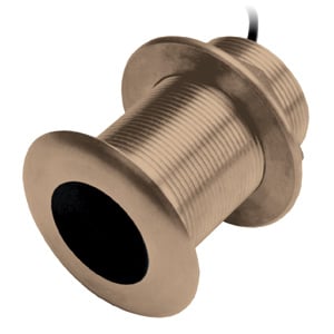 Bronze Thru-Hull Mount Transducer with Depth & Temperature (20° tilt) - Airmar B150M