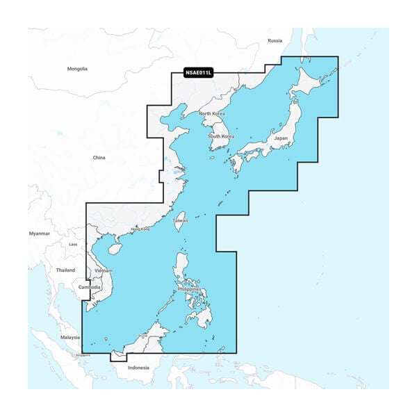 China Sea & Japan - Peta Laut