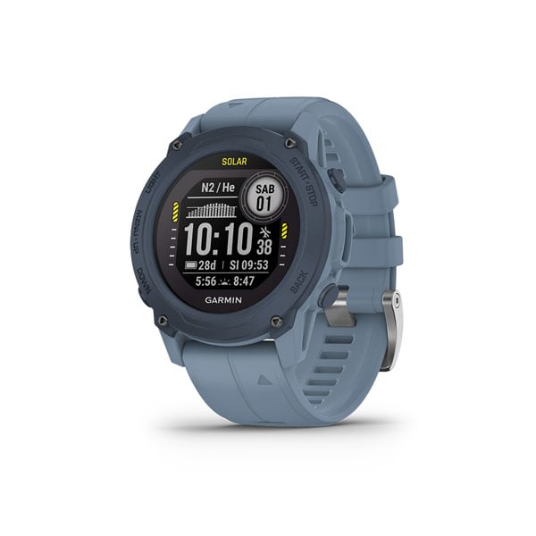 Descent G1 Solar Jam Tangan Komputer Selam Pintar Surya Hurricane Blue Smartwatch Garmin Indonesia