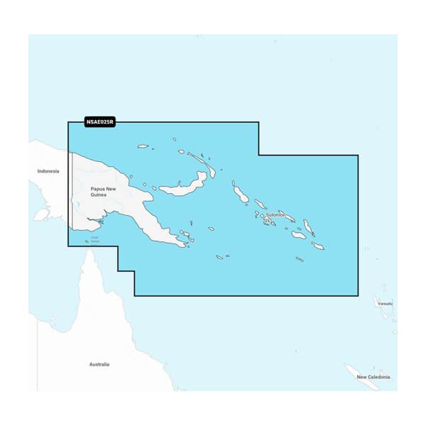 Papua New Guinea & Solomon Islands  - Peta Laut