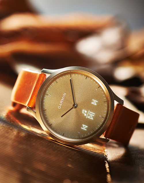 Garmin vivomove HR Premium Gold Black-jam tangan garmin